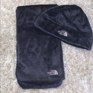 North Face Beanie and Scarf